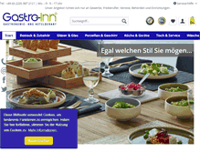 Tablet Screenshot of gastro-inn.de